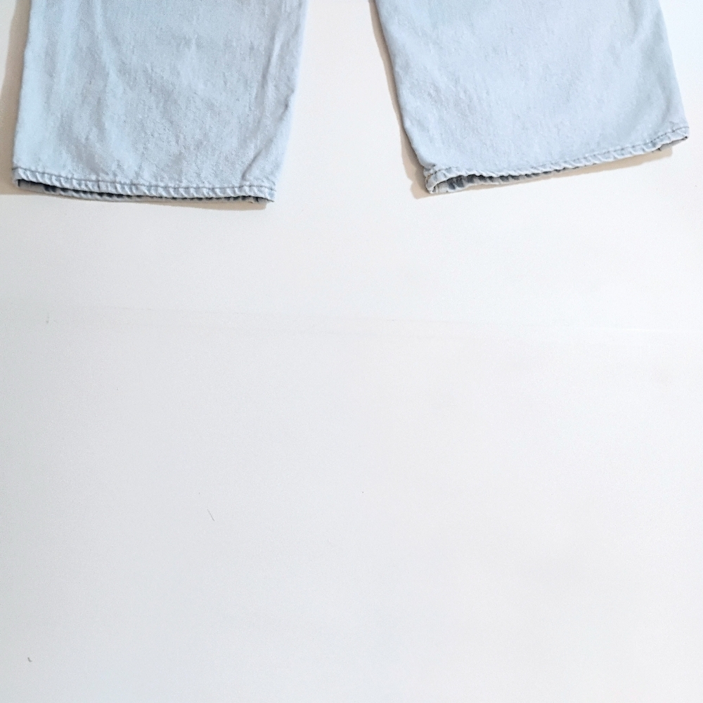 Levi's Baggy Straight Leg Light Wash Drawstring Jeans 27 - Picture 4 of 15